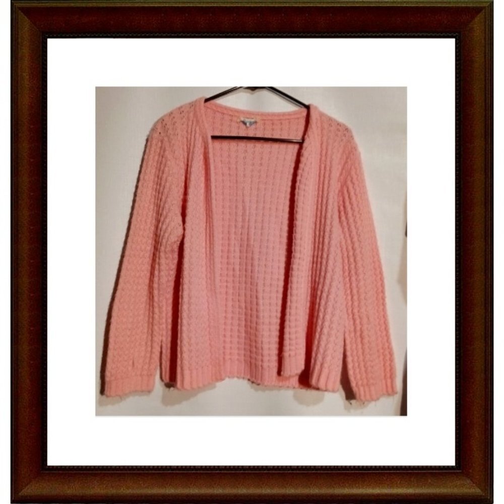 VINTAGE Pink Sweater 60's California Girl USA